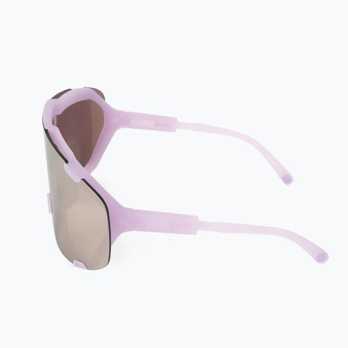Okulary przeciwsłoneczne POC Devour purple quartz translucent/clarity road silver 5