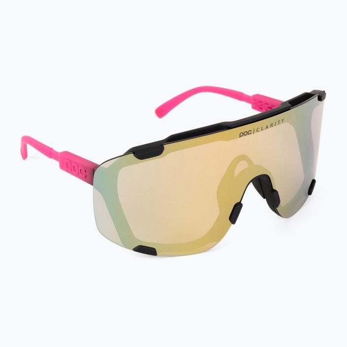 Okulary przeciwsłoneczne POC Devour fluo pink/uranium black translucent/clarity road gold 2