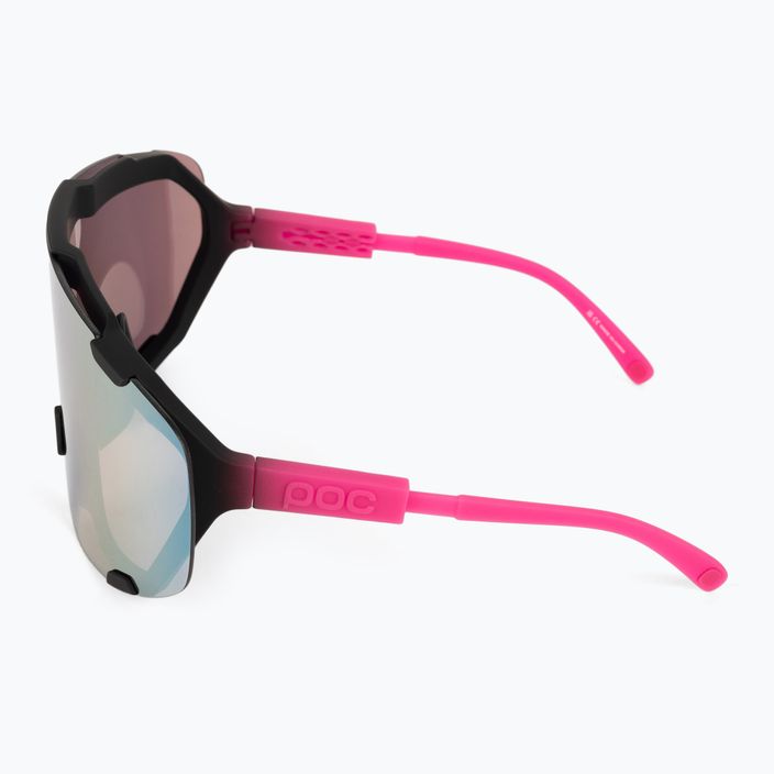 Okulary przeciwsłoneczne POC Devour fluo pink/uranium black translucent/clarity road gold 5