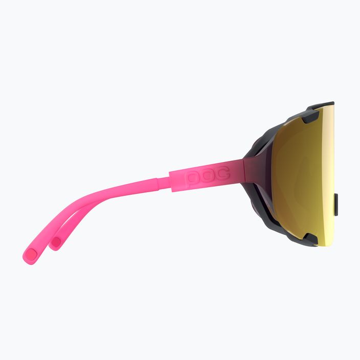 Okulary przeciwsłoneczne POC Devour fluo pink/uranium black translucent/clarity road gold 9