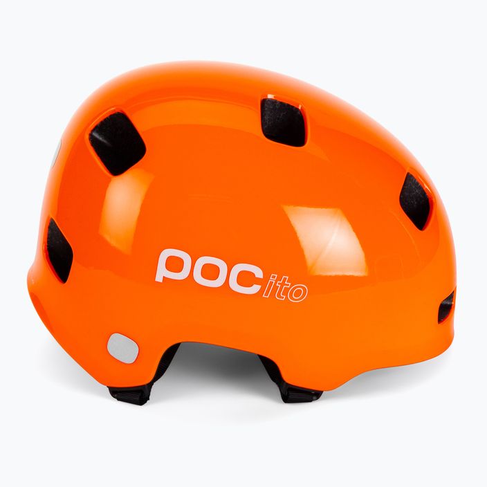 Kask rowerowy dziecięcy POC POCito Crane MIPS fluorescent orange 4