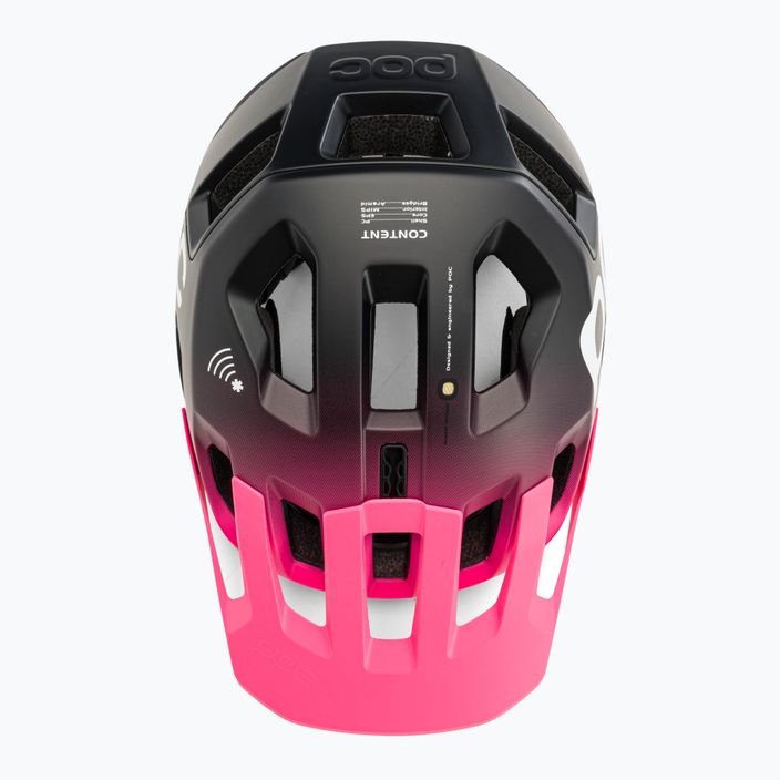 Kask rowerowy POC Kortal Race MIPS fluorescent pink/uranium black matt 6