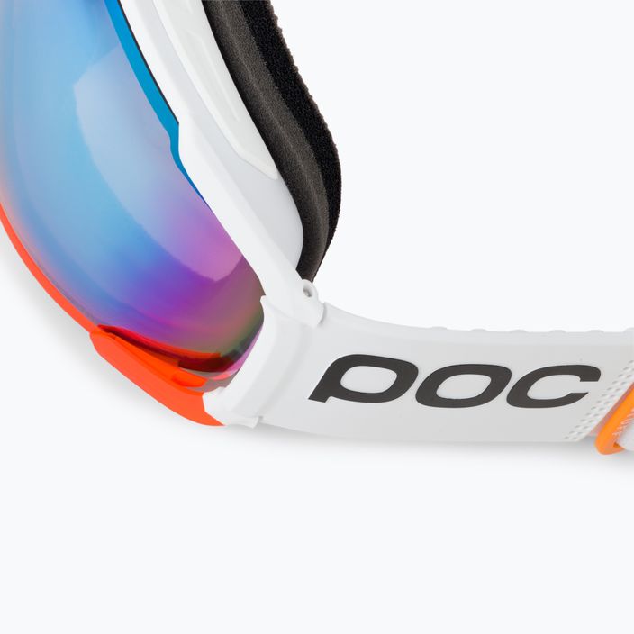 Gogle narciarskie POC Zonula Clarity Comp white/fluorescent orange/spektris blue 5