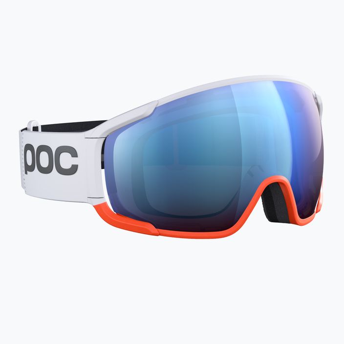 Gogle narciarskie POC Zonula Clarity Comp white/fluorescent orange/spektris blue 6
