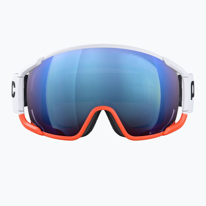 Gogle narciarskie POC Zonula Clarity Comp white/fluorescent orange/spektris blue 7