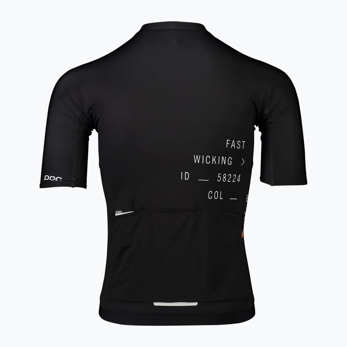 Koszulka rowerowa męska POC Pristine Print uranium black 5