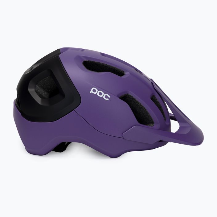 Kask rowerowy POC Axion Race MIPS sapphire purple/uranium black metallic/matt 3