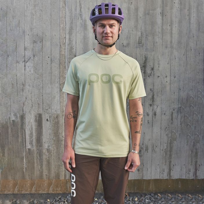 Koszulka rowerowa męska POC Reform Enduro Tee prehnite green 3