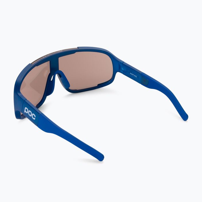 Okulary przeciwsłoneczne POC Aspire opal blue translucent/clarity trail silver 2