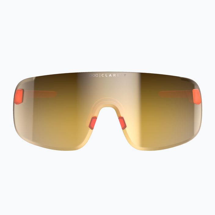 Okulary przeciwsłoneczne POC Elicit fluorescent orange translucent/clarity road gold 2