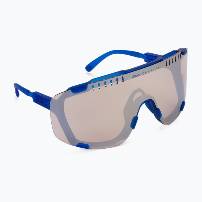 Okulary przeciwsłoneczne POC Devour opal blue translucent/clarity trail silver 2