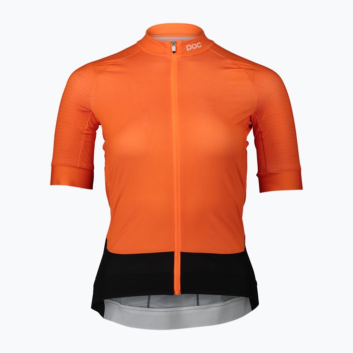 Koszulka rowerowa damska POC Essential Road zink orange 6