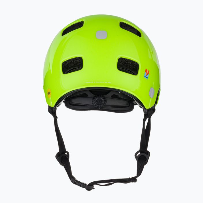 Kask rowerowy dziecięcy POC Pocito Crane MIPS fluorescent yellow/green 3