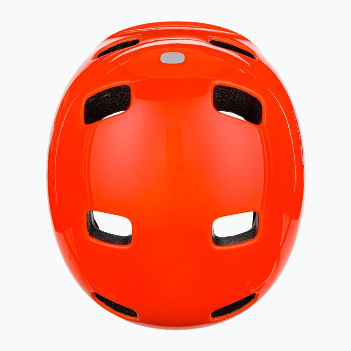 Kask rowerowy dziecięcy POC Pocito Crane MIPS fluorescent orange 6