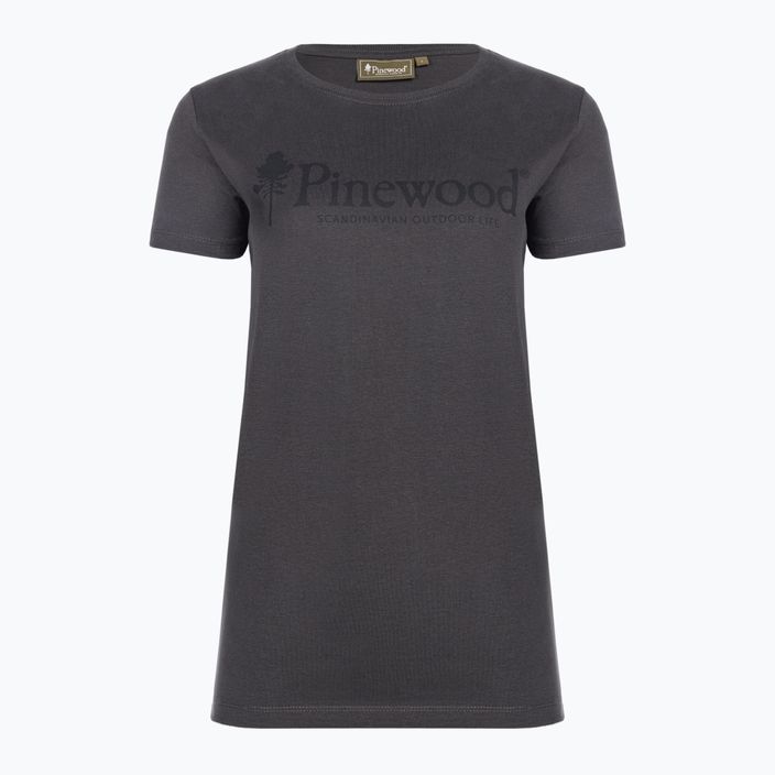 Koszulka damska Pinewood Outdoor Life dark anthracite