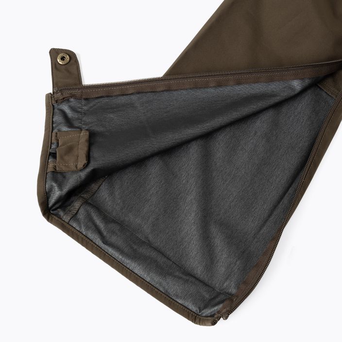 Spodnie z membraną męskie Pinewood Abisko d.olive/suede brown 3