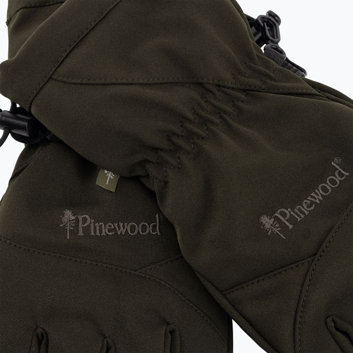 Rękawiczki trekkingowe męskie Pinewood Padded 5-F d.green 5
