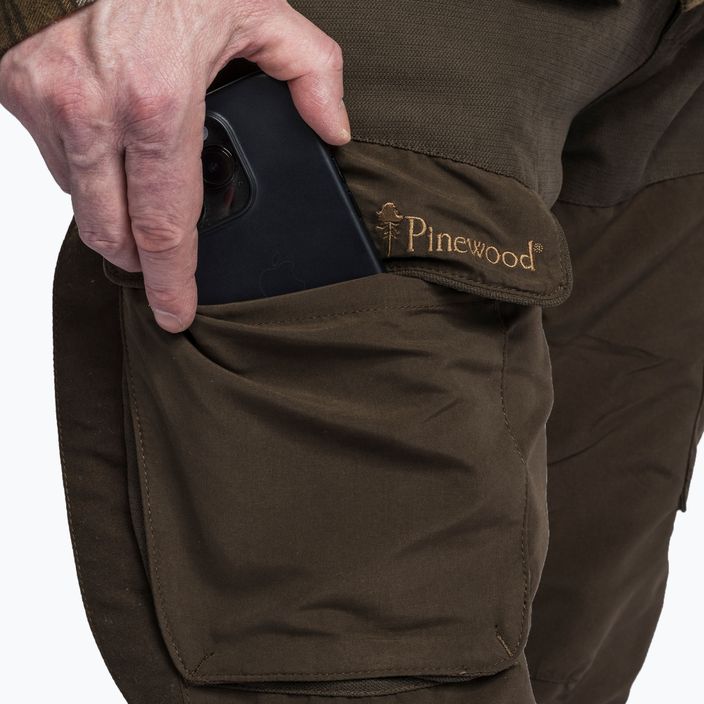 Spodnie z membraną męskie Pinewood Smaland Light suede brown 5