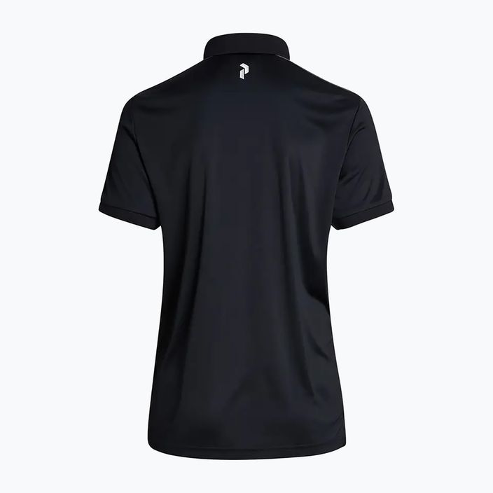 Koszulka polo męska Peak Performance Player Polo black motion grey 3