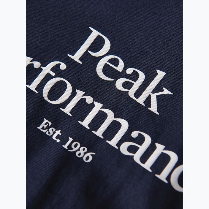 Koszulka trekkingowa damska Peak Performance Original 2022 blue shadow 8