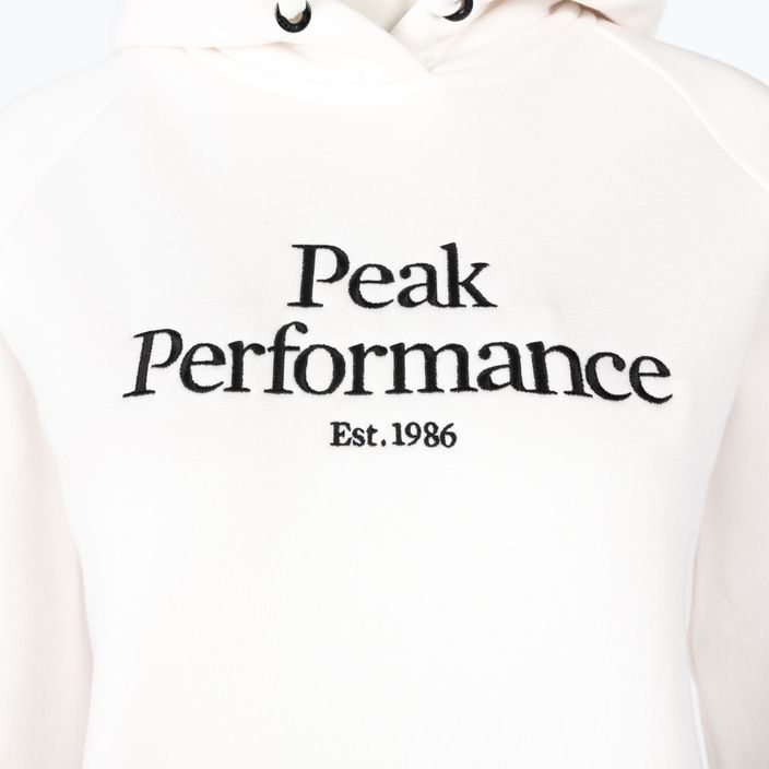Bluza trekkingowa damska Peak Performance Original Hood off white 3