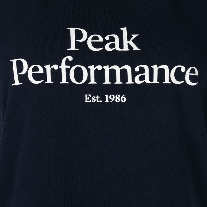 Koszulka trekkingowa damska Peak Performance Original blue shadow 3
