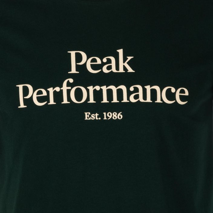 Koszulka trekkingowa męska Peak Performance Original scarab green 3