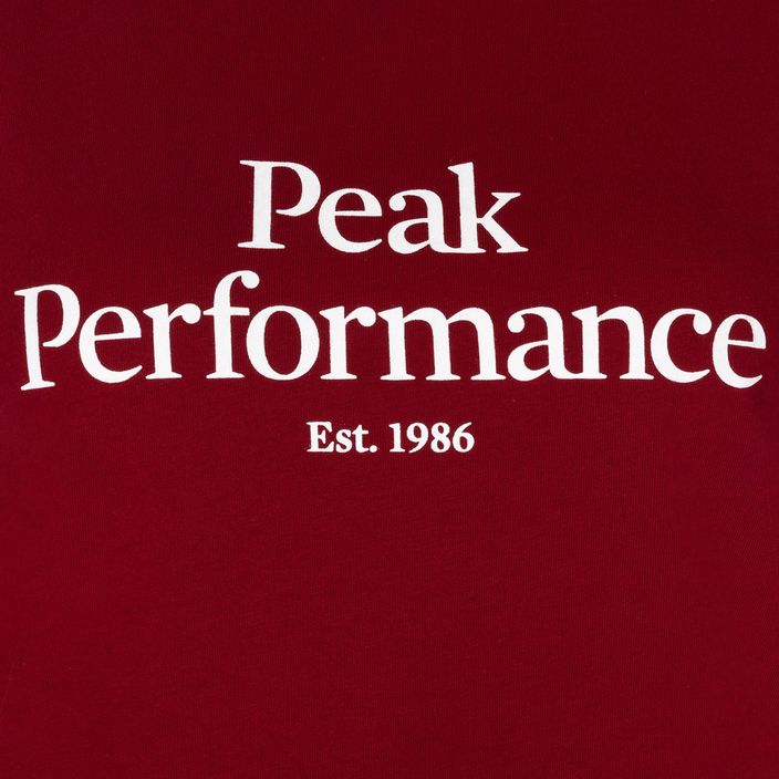 Koszulka trekkingowa damska Peak Performance Original rogue red 3