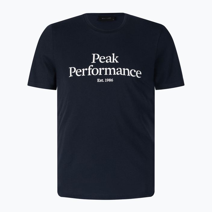 Koszulka trekkingowa męska Peak Performance Original blue shadow 3