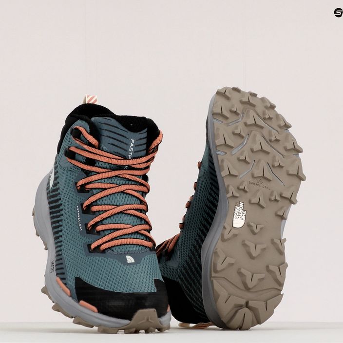 Buty turystyczne damskie The North Face Vectiv Fastpack Mid Futurelight goblin blue/black 10