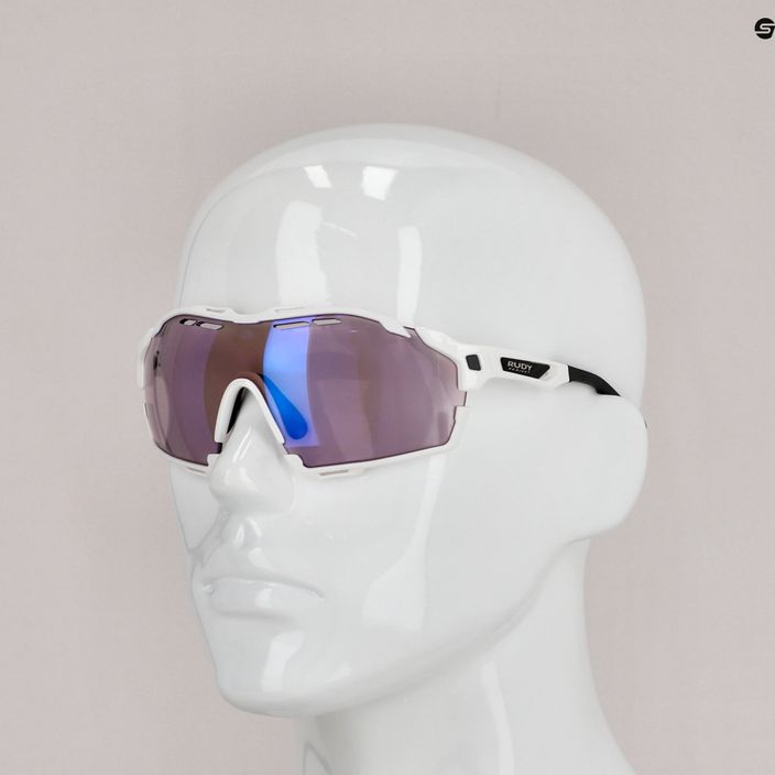 Okulary przeciwsłoneczne Rudy Project Cutline white gloss/impactx photochromic 2 laser purple 7