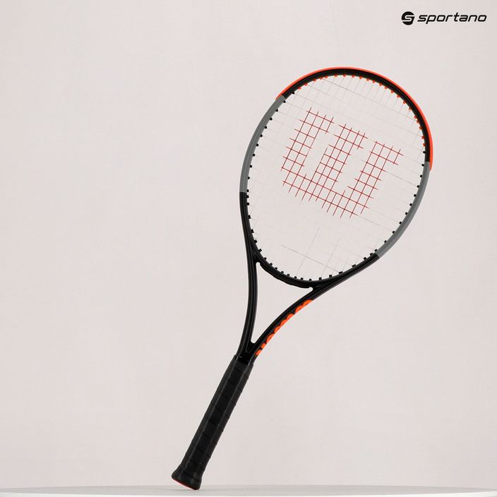 Rakieta tenisowa Wilson Burn 100Ls V4.0 black/grey/orange 8