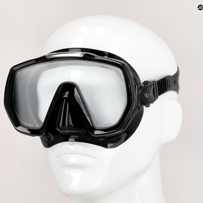 Maska do nurkowania TUSA Freedom Elite czarna/szara 7