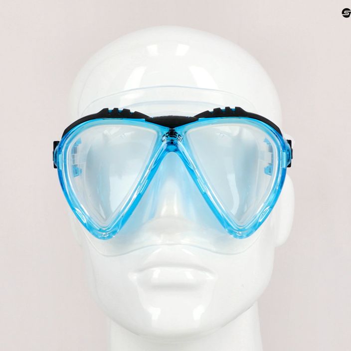 Maska do nurkowania Cressi Lince clear/aquamarine 8
