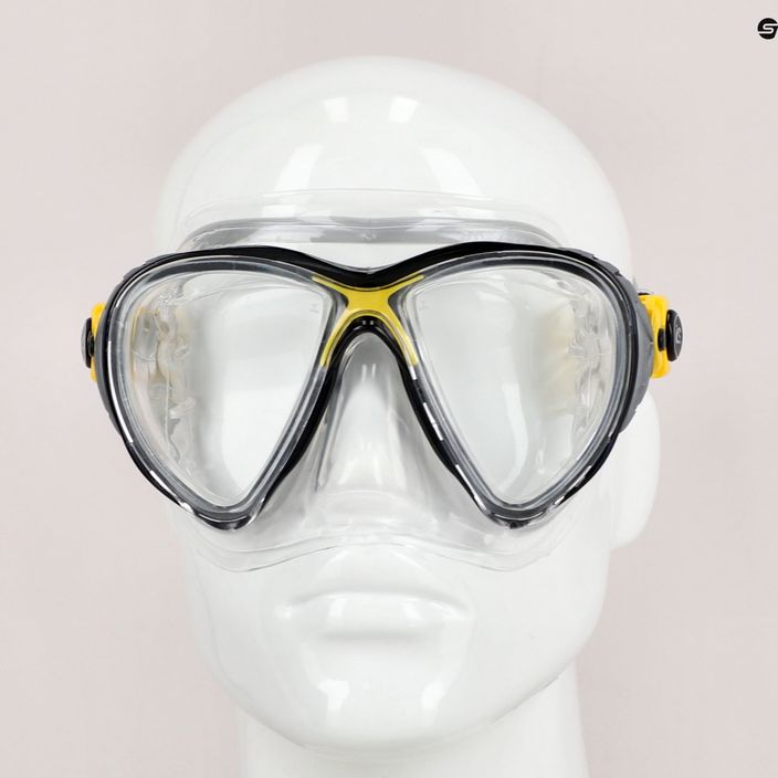 Maska do nurkowania Cressi Big Eyes Evolution crystal/yellow 8