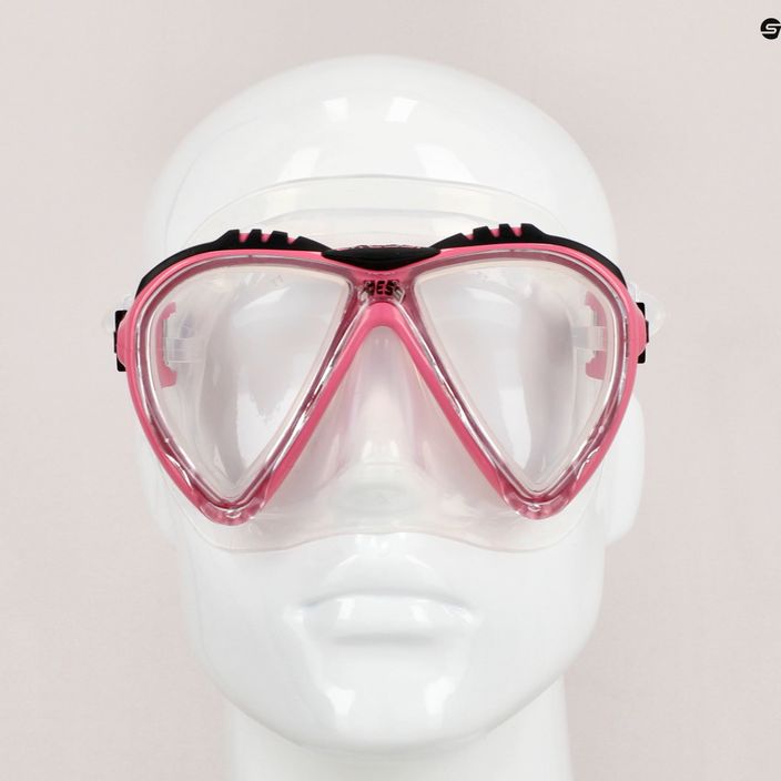 Maska do nurkowania Cressi Lince clear/pink 7