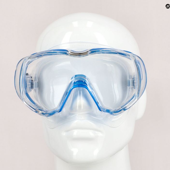 Maska do nurkowania TUSA Tri-Quest FD biała/niebieska 7