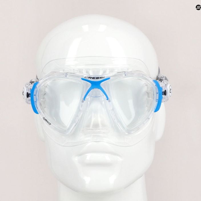 Maska do nurkowania Cressi Nano crystal/blue 7
