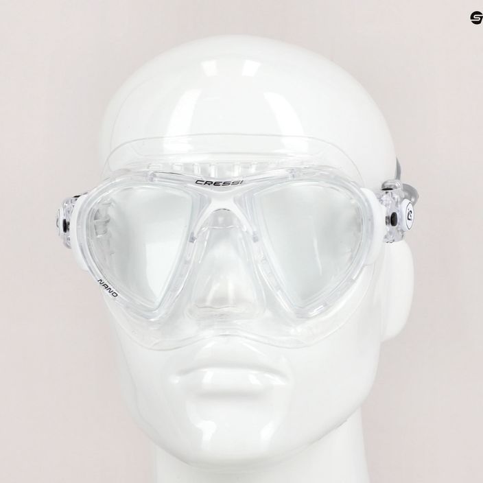Maska do nurkowania Cressi Nano crystal/white 7