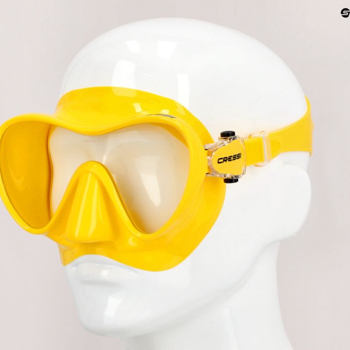 Maska do nurkowania Cressi F1 yellow 7