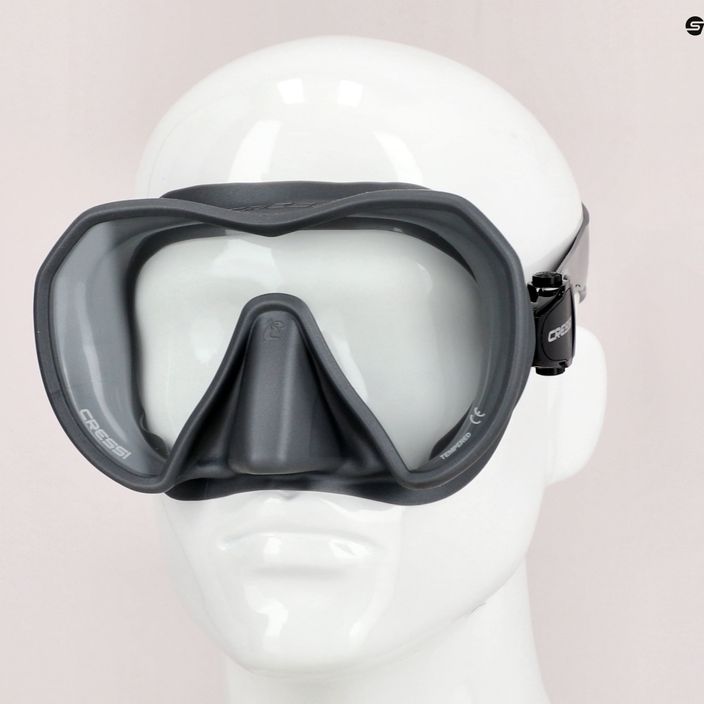 Maska do nurkowania Cressi Z1 graphite/graphite 7