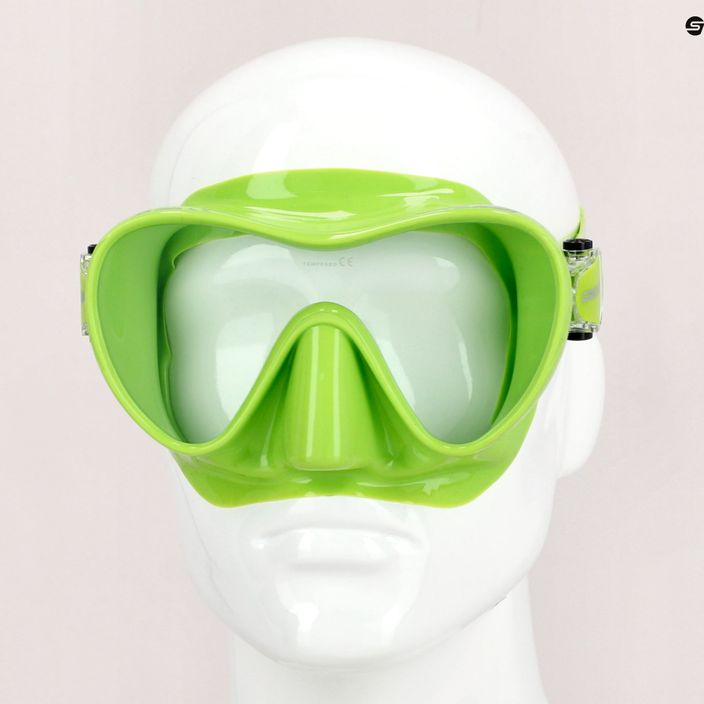Maska do nurkowania Cressi F1 zielona WDN281067 9