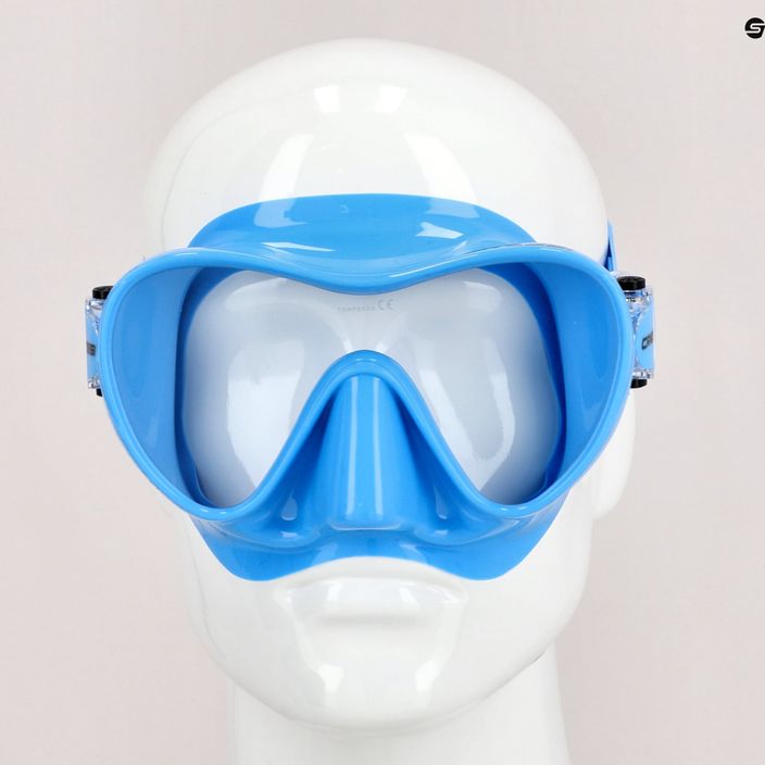 Maska do nurkowania Cressi F1 niebieska ZDN281020 7