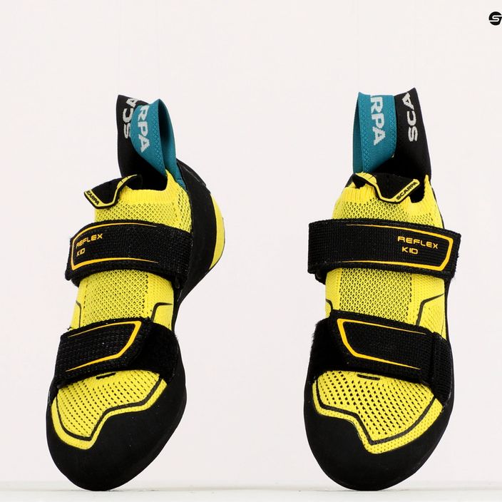 Buty wspinaczkowe dziecięce SCARPA Reflex Kid yellow/black 9