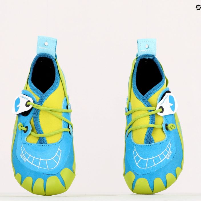 Buty wspinaczkowe dziecięce La Sportiva Gripit blue sulphur 8
