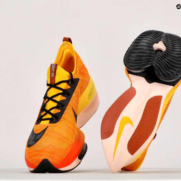 Buty do biegania męskie Nike Air Zoom Alphafly Next Flyknit amarillo/black/magma orange 12