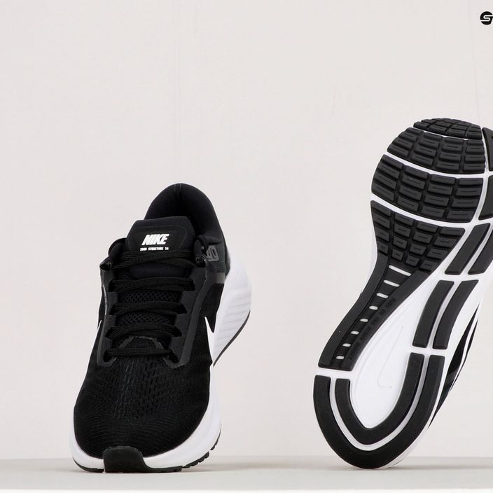 Buty do biegania męskie Nike Air Zoom Structure 24 black/white 11