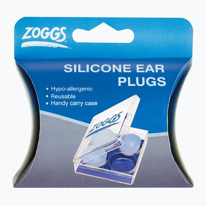 Zatyczki do uszu Zoggs Silicone Ear Plugs clear 2