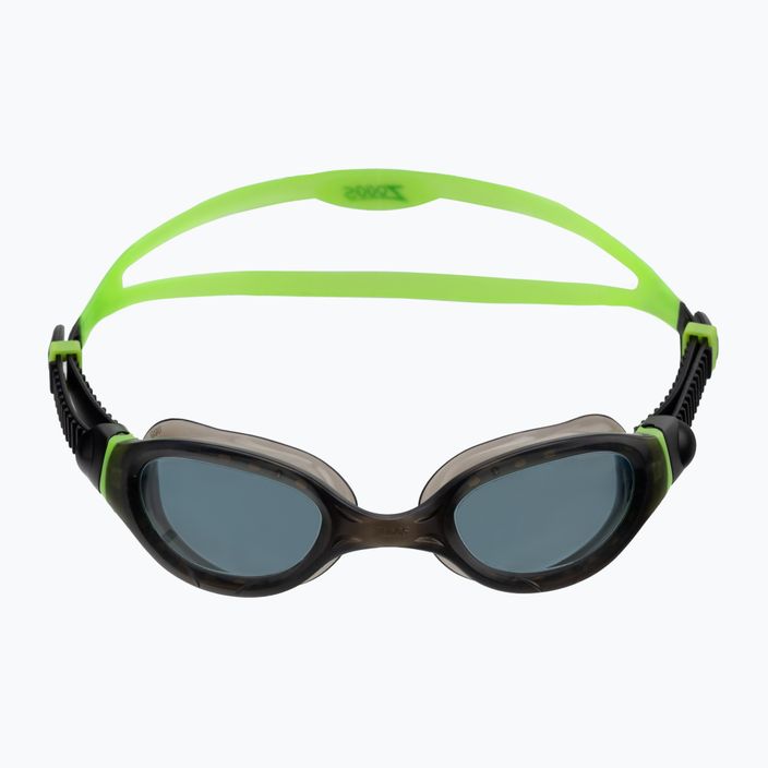 Okulary do pływania dziecięce Zoggs Phantom 2.0 black/lime/tint smoke 2