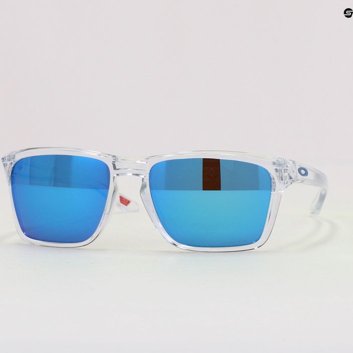 Okulary przeciwsłoneczne Oakley Sylas polished clear/prizm sapphire 11